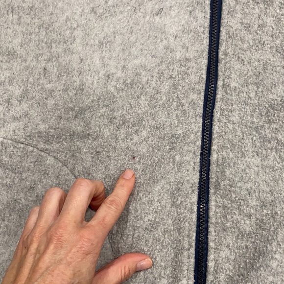 PENFIELD Vintage Men’s Jacket Gray & Navy Fleece Zippered XL - Picture 9 of 12